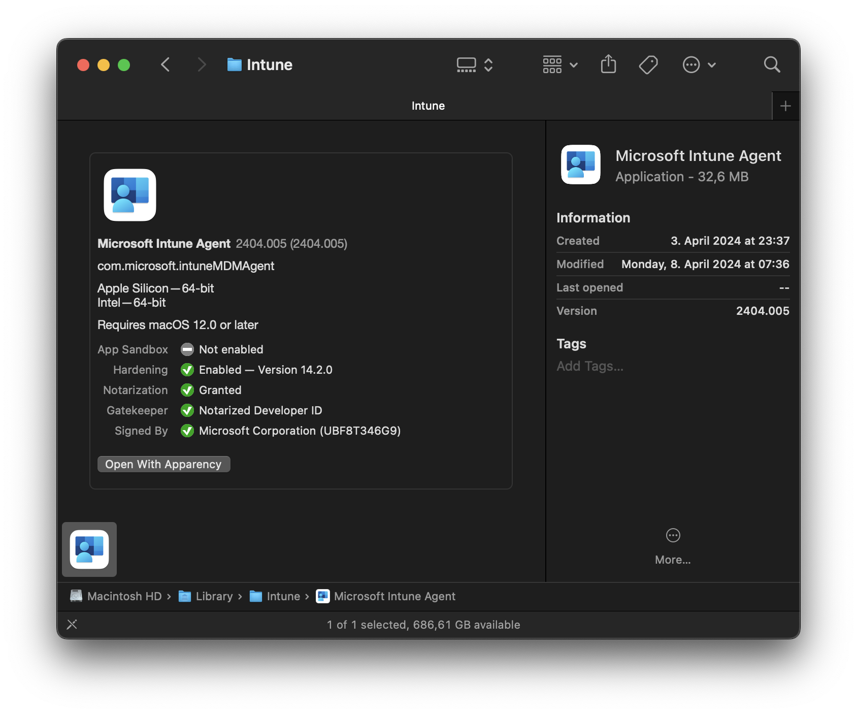 Issue with app re-installation on macOS devices managed by Intune 